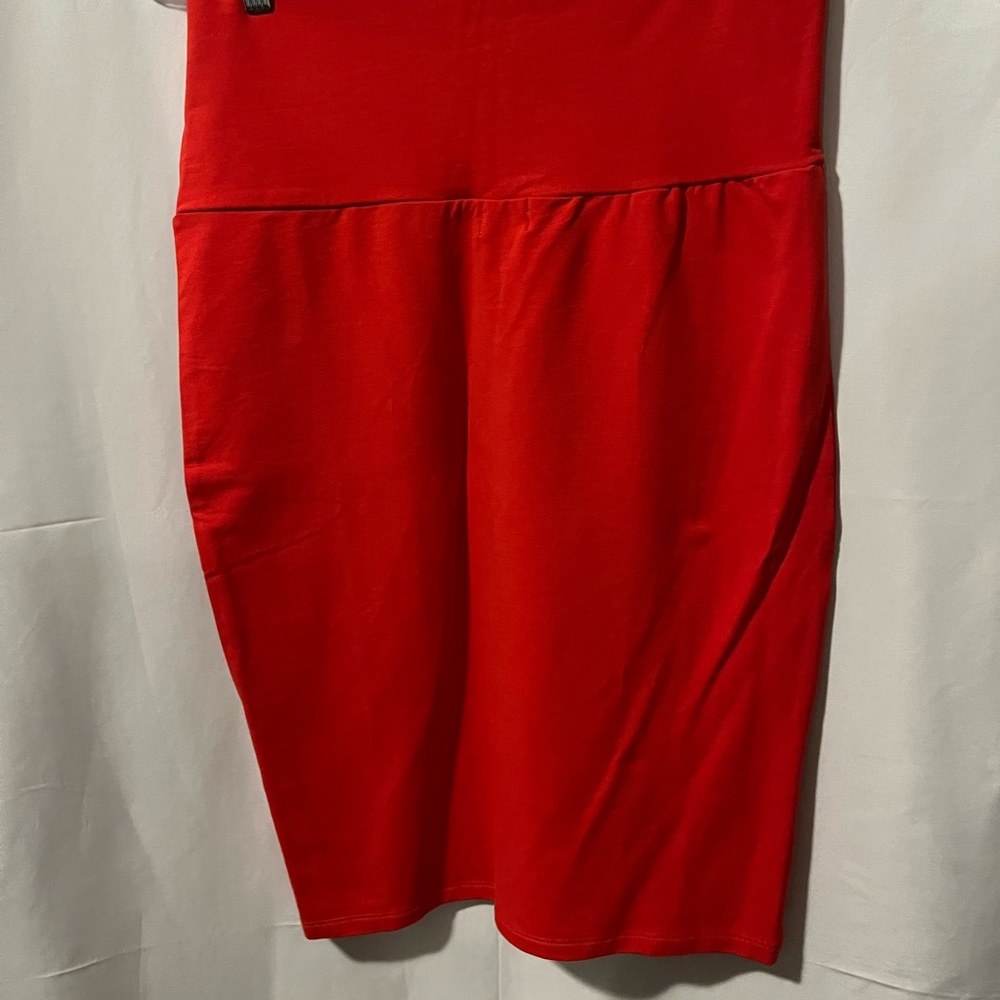 Chic Red Pencil Skirt for Women